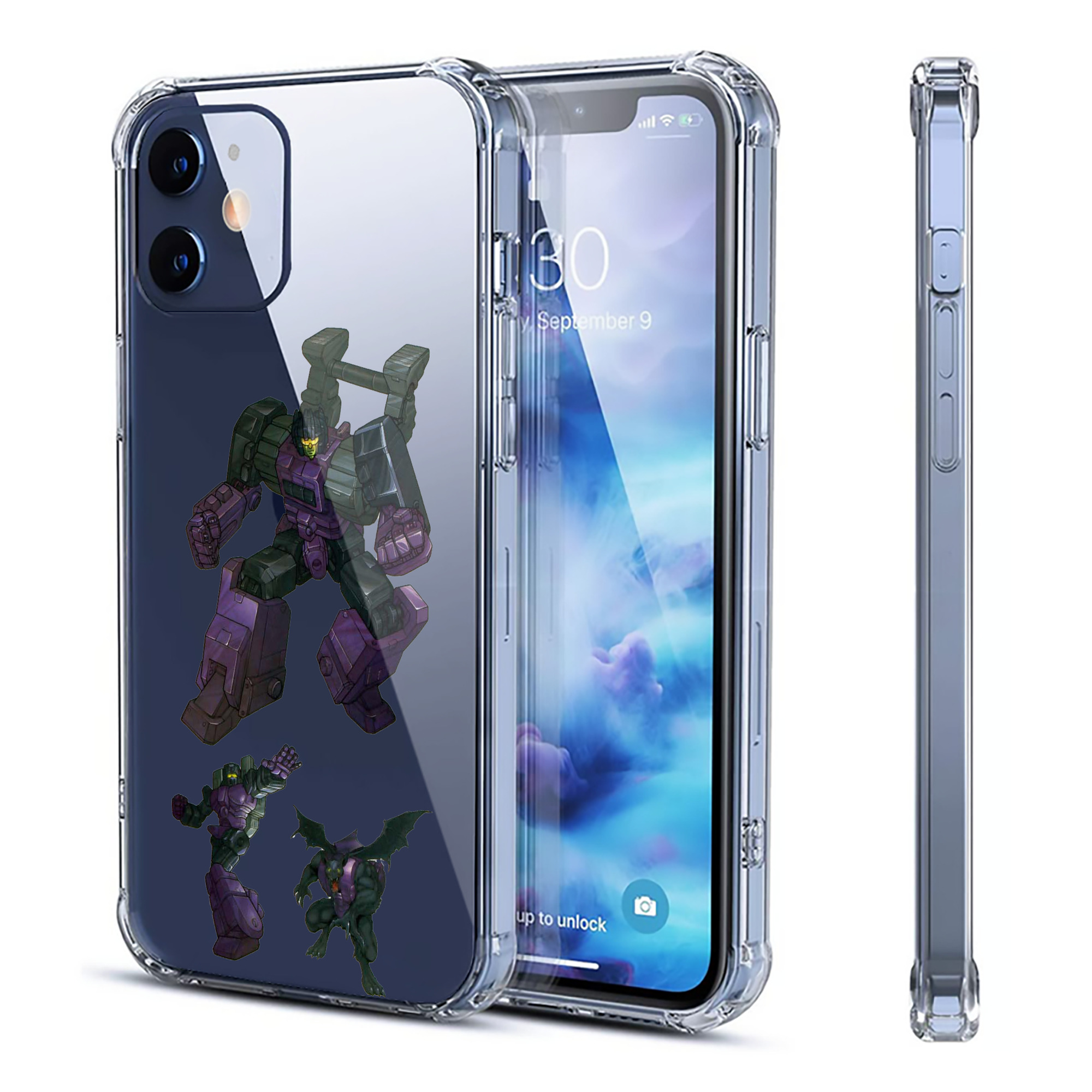 （画像用）  【iPhone 12シリーズ対応】透明スマホケース（クリアソフトケース）